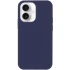 Чехол с закрытым низом Silicone Case для Apple iPhone 16 Plus – Темно-синий / Midnight blue. Фото 2 из 6