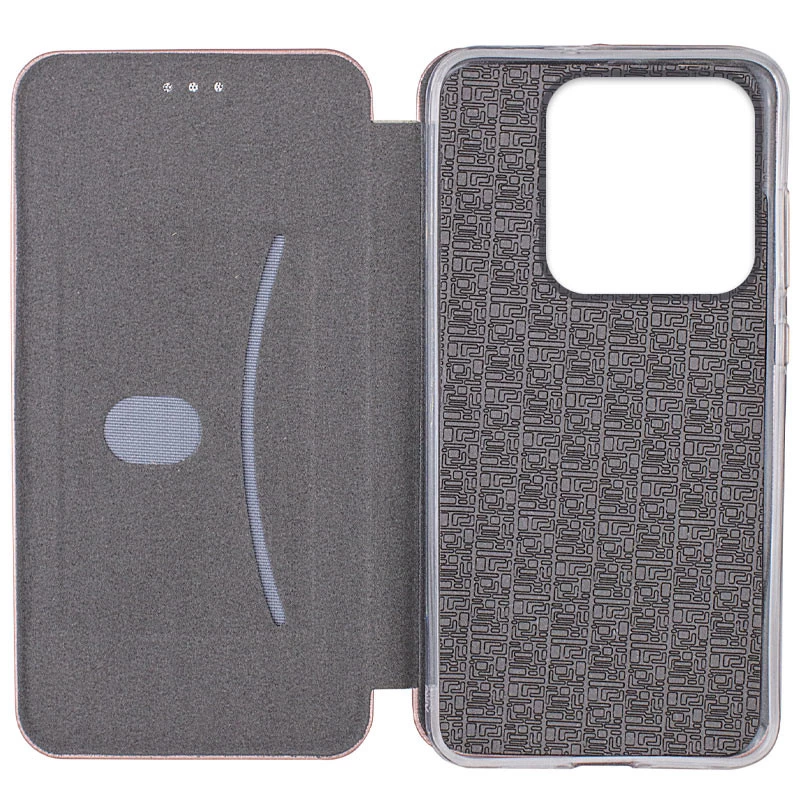 Чехол-книжка классический для ZTE Blade A75 4G – Rose Gold. Фото 3 из 4