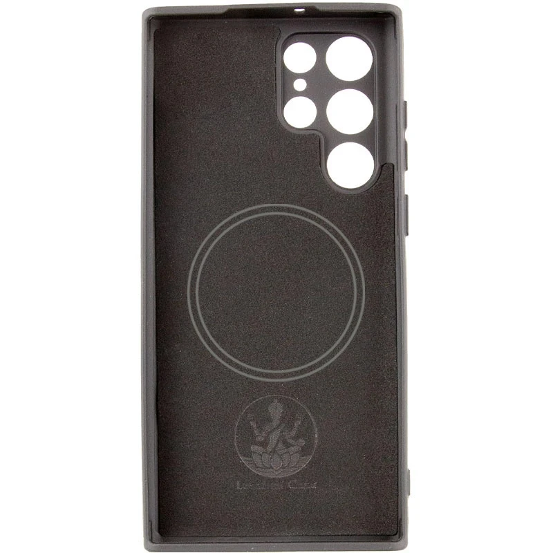 Чохол Silicone Cover Lakshmi Full Camera (AA) with Magnetic Fit для Samsung Galaxy S25 Ultra – Чорний / Black. Фото 3 з 4
