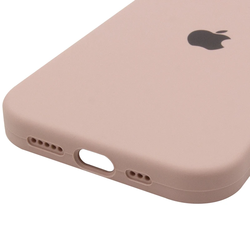 Чехол Silicone Case с закрытым низом для Apple iPhone 17 (6.3") – Розовый / Pink Sand. Фото 6 из 6