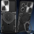 Ударостійкий чохол Bracket Ringstand із захисною шторкою для камери на Xiaomi Redmi 13C – Black. Фото 13 з 13