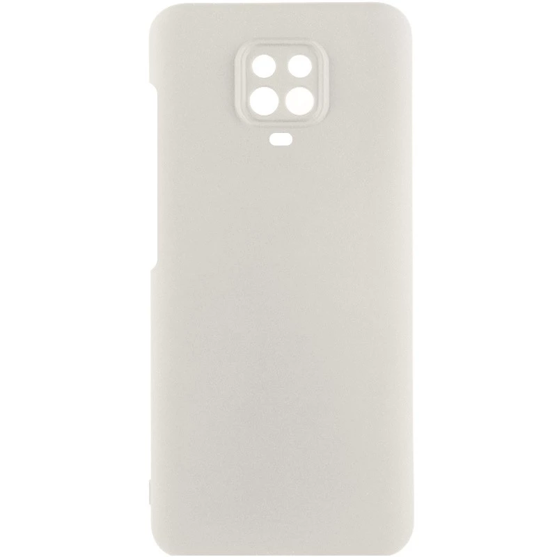 Чохол Silicone Case Lakshmi Premium з закритою камерою на Xiaomi Redmi Note 9s / Note 9 Pro / Note 9 Pro Max – Білий / White. Фото 1 з 1
