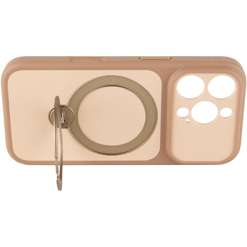 Чохол Ummi Full Camera with Magnetic Fit HQ Ring для Apple iPhone 16 Pro Max – Brown Gold. Фото 6 з 8