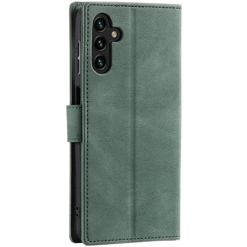 Шкіряний чохол-книжка Maverick Cover для Samsung Galaxy S26+ – Green. Фото 2 з 5