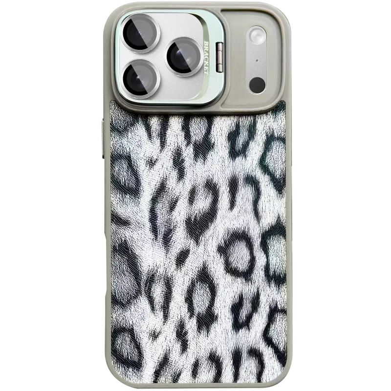 Чохол TPU+PC Wild Leopard with MagSafe and Lens для Apple iPhone 17 Pro Max (6.9") – Grey. Фото 7 з 7
