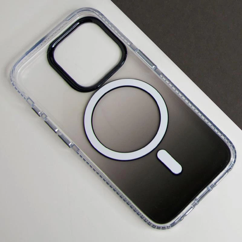 Чохол TPU+PC Shadow with MagSafe для Apple iPhone 14 Pro (6.1") – Black. Фото 6 з 8