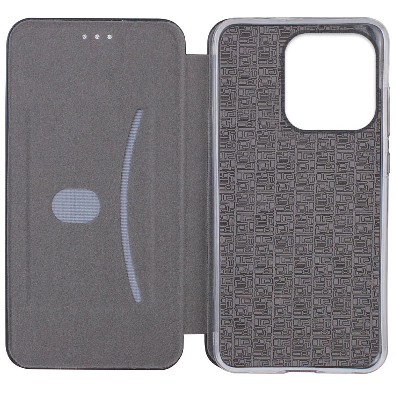 Чохол-книжка класичний на Xiaomi Redmi Note 14 4G (Europe version) – Темно-синій. Фото 3 з 3