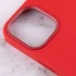 Чехол Silicone case (AAA) with Magsafe and Animation для Apple iPhone 12 Pro (6.1") – Красный / Red. Фото 6 из 7