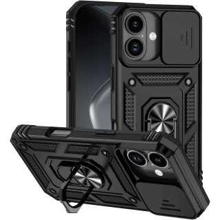 Протиударний чохол Serge Ring з кільцем на Apple iPhone 17 (6.3") фото 1 з 4