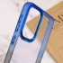 Силиконовый чехол фреш для Xiaomi Redmi Note 11 Pro 4G/5G – Черный / Синий. Фото 5 из 5