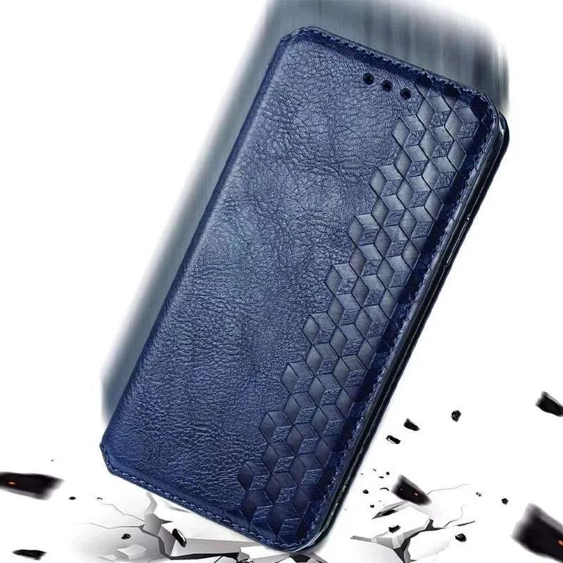 Чохол книжка GETMAN Cubic для Samsung Galaxy A21s – Синій. Фото 6 з 7