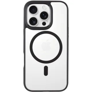 TPU+PC чохол Blueo Skin Friendly Frosted with Magnetic Fit для Apple iPhone 16 Pro Max — Чорний / Black
