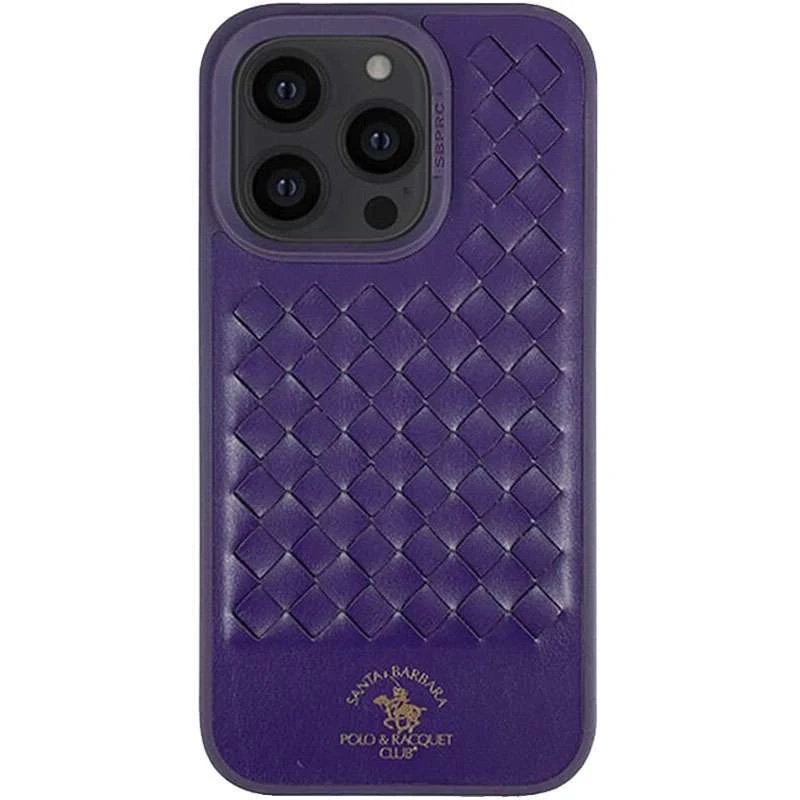 Кожаный чехол Polo Santa Barbara для Apple iPhone 14 Pro (6.1") – Purple. Фото 4 из 4