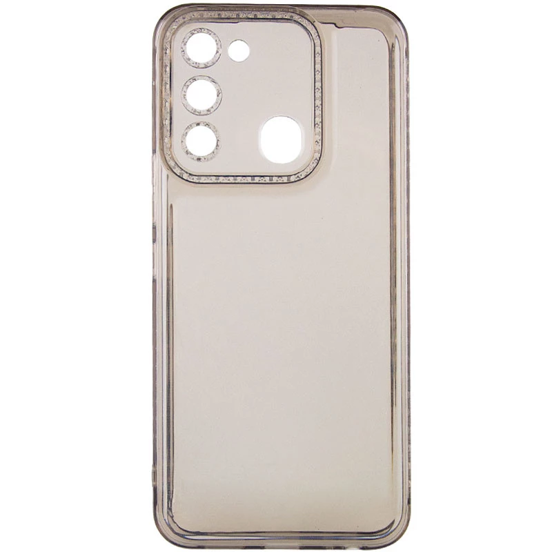 Силіконовий чохол з візерунком на TECNO Spark 8C – Сірий. Фото 2 з 6