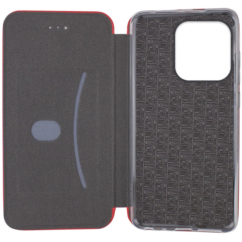 Чохол-книжка класичний на Xiaomi Redmi Note 14 4G (Europe version) – Червоний. Фото 3 з 3