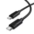 Дата кабель Borofone BX123 Leya Type-C to Type-C 60W (1m) – Black. Фото 5 з 5