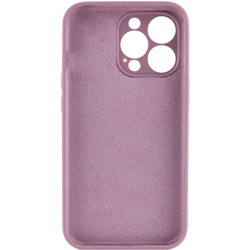 Чехол с закрытым низом Silicone Case для Apple iPhone 16 Pro Max – Лиловый / Lilac Pride. Фото 5 из 7