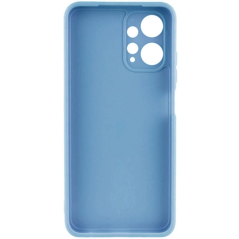 Кольоровий силіконовий чохол із захистом камери на Xiaomi Redmi Note 12 4G – Сірий / Smoky Gray. Фото 7 з 12