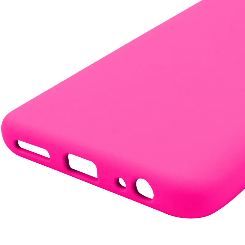 Чехол Silicone Case Lakshmi Premium з закритою камерою на TECNO Pop 5 LTE – Розовый / Barbie pink. Фото 8 из 8