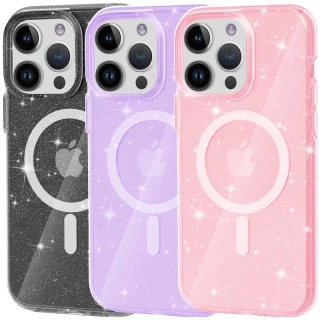 Чехол с блестками и MagSafe на Apple iPhone 16 Pro Max фото 1 Чехол с блестками и MagSafe на Apple iPhone 16 Pro Max фото 1 из 2