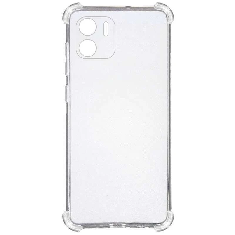 

Ультратонкий силиконовый чехол GETMAN с крытыми бортами для Xiaomi Redmi A1 / A2 (Бесцветный (прозрачный)), Безбарвний (прозорий)