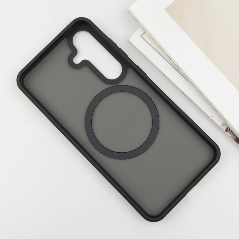 Чохол Ummi Colorful with MagSafe для Samsung Galaxy S26 – Чорний / Black. Фото 5 з 7