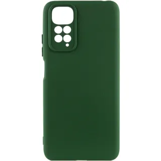 Чохол Silicone Cover Ummi Lakshmi Full Camera (AA) для Xiaomi Redmi Note 11 (Global) / Note 11S — Зелений / Cyprus Green