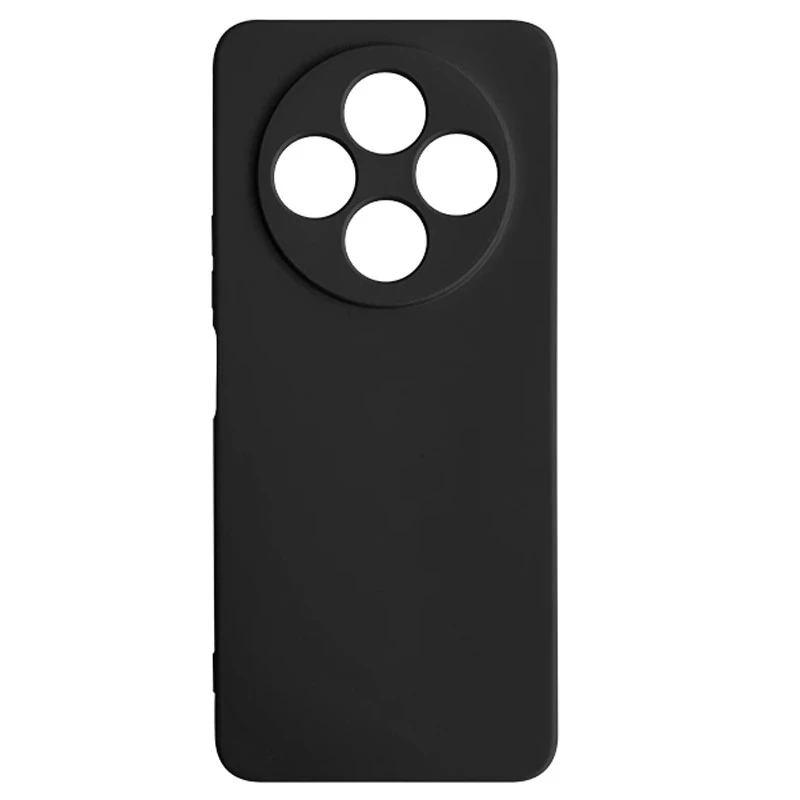 Чорний силіконовий чохол Epik із захистом камери на Oppo Reno 12 F 4G/5G – Чорний. Фото 2 з 3