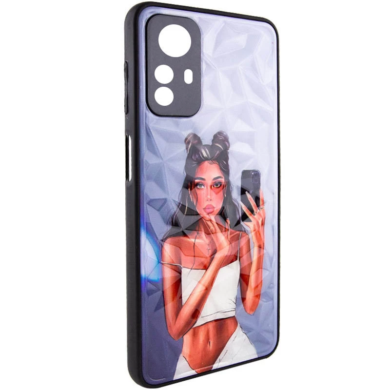 

Стеклянный чехол Prisma Ladies на Xiaomi Redmi Note 12S (Black in White)