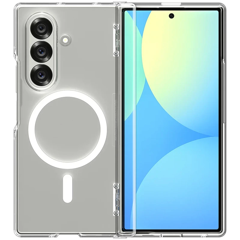 Чохол SGP Ultra Hybrid (MagFit) на Samsung Galaxy Z Fold7 – Прозорий. Фото 2 з 5