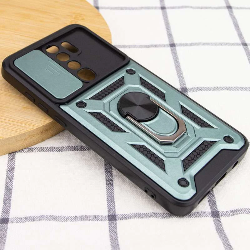 Протиударний чохол Serge Ring з захистом камери на Xiaomi Redmi Note 8 Pro – Зелений. Фото 4 з 5