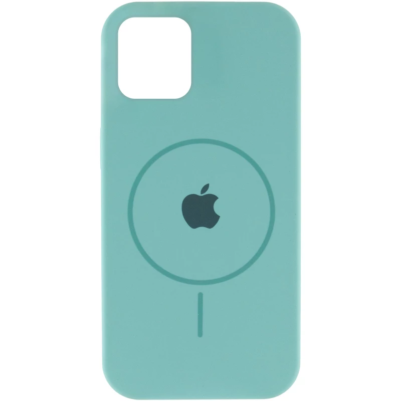 Чохол Silicone Armor Max with MagSafe для Apple iPhone 11 (6.1") – Бірюзовий / Marine Green. Фото 5 з 9