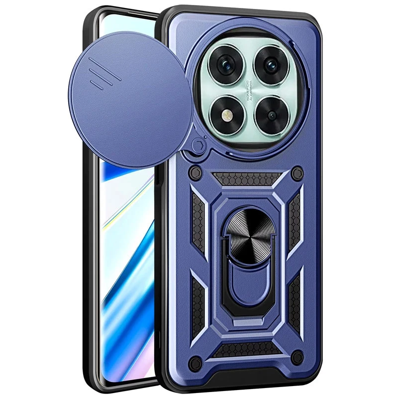 Удароміцний чохол Ummi Camshield Serge Ring (in box) для Xiaomi Redmi Note 15 Pro+ 5G – Синій / Navy. Фото 1 з 3