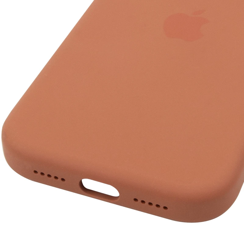 Чохол Silicone case (AAA) with Magsafe and Animation для Apple iPhone 17 Pro Max (6.9") – Terra Cotta. Фото 6 з 8