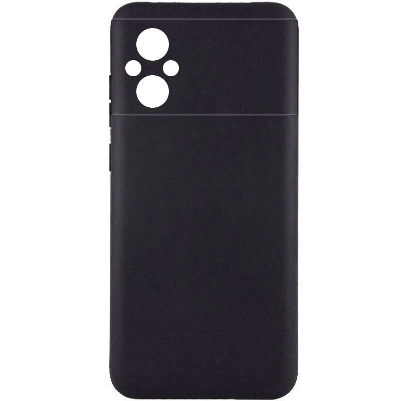

Чорний силіконовий чохол Epik із захистом камери на Xiaomi Poco M5