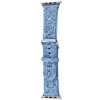 Ремінець Bling World Rock Diamond для Apple Watch 38/40/41mm — Блакитний