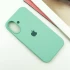 Чохол Silicone Case з закритим низом на Apple iPhone 16 – Бірюзовий / Turquoise. Фото 2 з 8