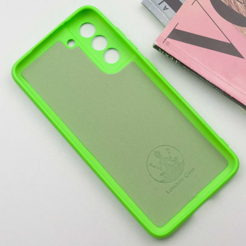 Чохол Silicone Case Lakshmi з закритою камерою на Samsung Galaxy S23 FE – Салатовий / Neon Green. Фото 8 з 13