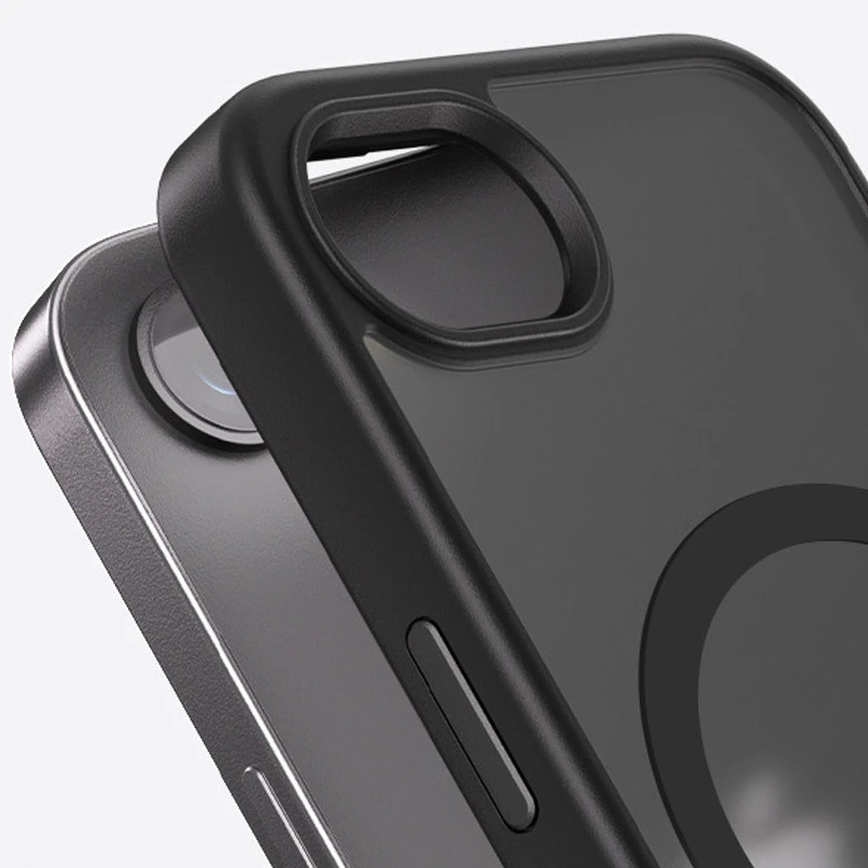 Чехол Ummi Colorful with MagSafe для Apple iPhone 17e (6.1") – Черный / Black. Фото 4 из 6