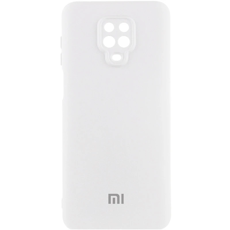 Чохол Silicone Case Lakshmi Premium L з закритою камерою на Xiaomi Redmi Note 9s / Note 9 Pro / Note 9 Pro Max – Білий / White. Фото 1 з 1