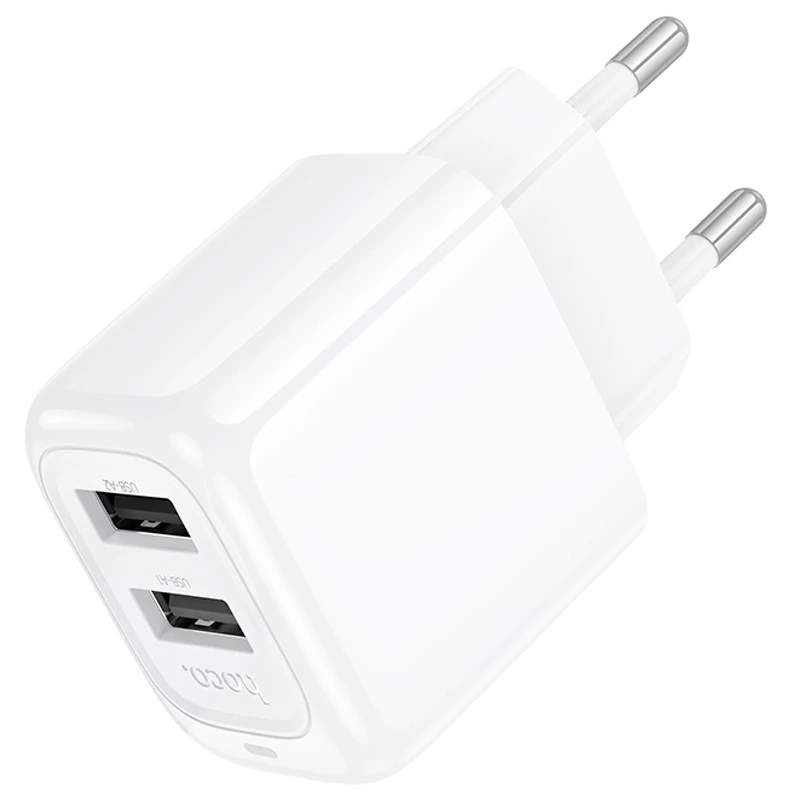 МЗП Hoco CS51A Surplus (2USB-A) – White. Фото 6 з 8