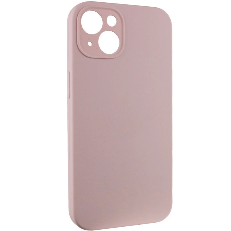 Чохол Silk Full Camera Protective (AA) NO LOGO для Apple iPhone 15 (6.1") – Рожевий / Chalk Pink. Фото 2 з 6