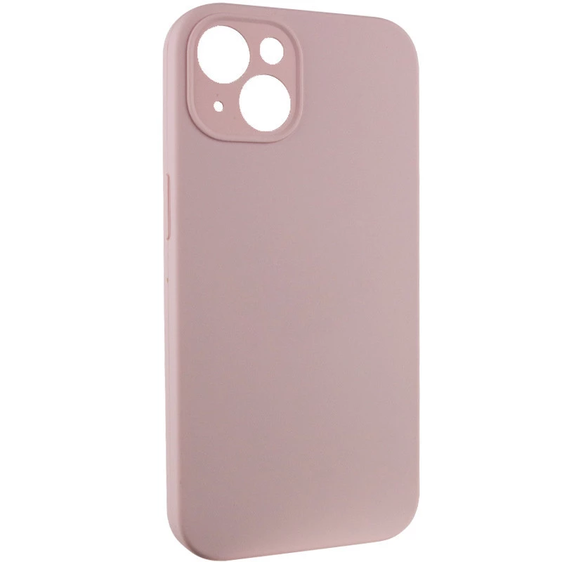 Чехол с закрытым низом Silicone Case для Apple iPhone 16 Plus – Розовый / Chalk Pink. Фото 3 из 13