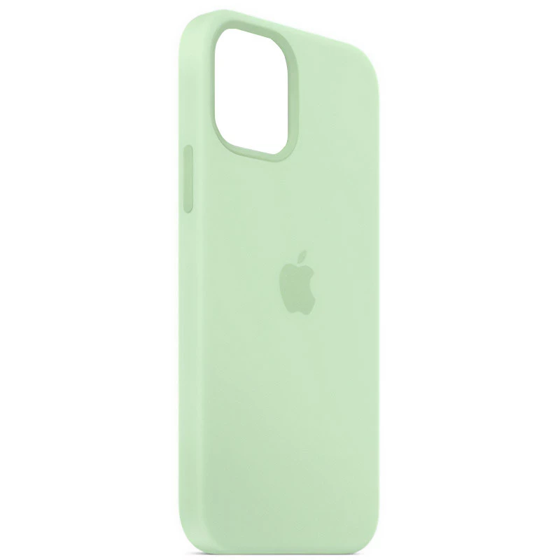 Чохол Silicone Case з закритим низом на Apple iPhone 12 (6.1") – Зелений / Pistachio. Фото 4 з 7
