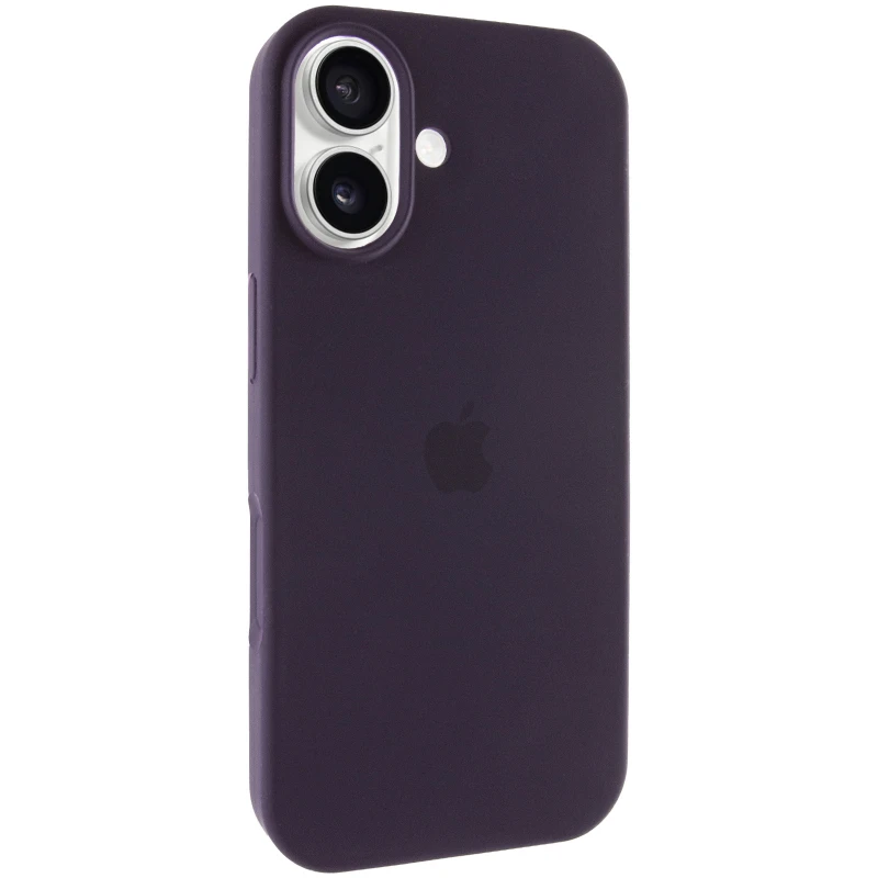 Чехол Silicone Case с закрытым низом для Apple iPhone 17 (6.3") – Фиолетовый / Elderberry. Фото 1 из 6