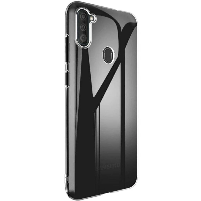 Ультратонкий силіконовий чохол 1мм на Samsung Galaxy M11 – Безбарвний (прозорий). Фото 3 з 4