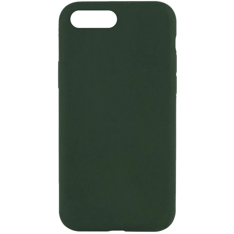 Чохол з закритим низом Silicone Case на Apple iPhone 7 plus / 8 plus – Зелений / Cyprus Green. Фото 1 з 1