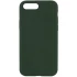 Чохол з закритим низом Silicone Case на Apple iPhone 7 plus / 8 plus – Зелений / Cyprus Green. Фото 1 з 1