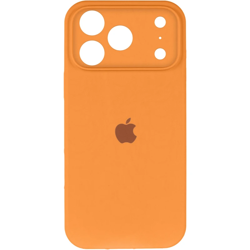 Чохол Silicone Case з захистом камери на Apple iPhone 17 Pro Max (6.9") – Помаранчевий / Orange. Фото 2 з 2