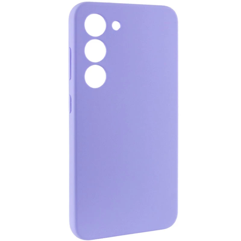 Чохол Silicone Case Lakshmi Premium з закритою камерою на Samsung Galaxy S24+ – Бузковий / Dasheen. Фото 4 з 14